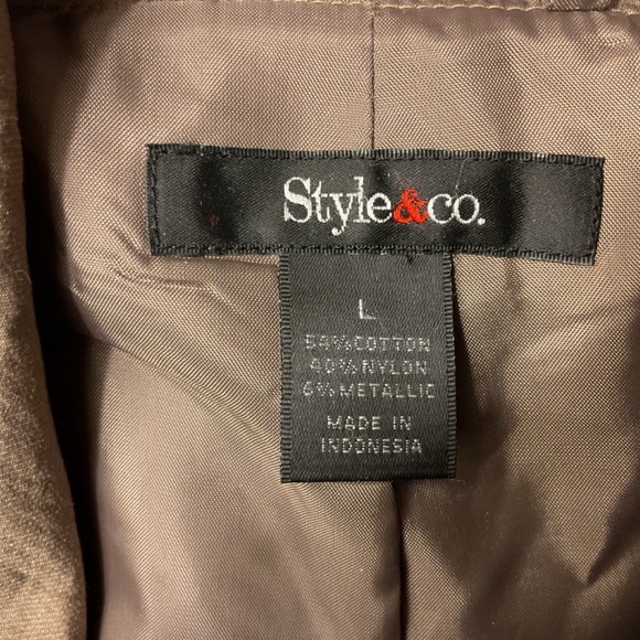 Women’s Style & Co. Light Weight Trench Coat, SZ L - Picture 14 of 14